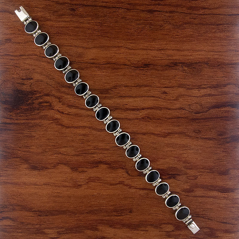 950 Silver Double Headed Snake Bracelet in United States